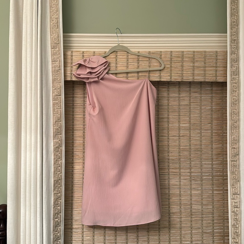 Pink Dress with Flower